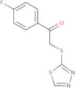 1-(4-Fluorophenyl)-2-(1,3,4-thiadiazol-2-ylsulfanyl)ethan-1-one