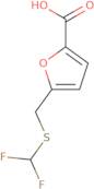 5-{[(Difluoromethyl)sulfanyl]methyl}furan-2-carboxylic acid