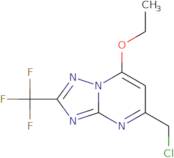 5-(Chloromethyl)-7-ethoxy-2-(trifluoromethyl)-[1,2,4]triazolo[1,5-a]pyrimidine