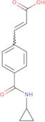 (2E)-3-[4-(Cyclopropylcarbamoyl)phenyl]prop-2-enoic acid