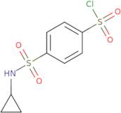 4-(Cyclopropylsulfamoyl)benzene-1-sulfonyl chloride