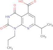 2,4-Dioxo-7-(propan-2-yl)-1-propyl-1H,2H,3H,4H-pyrido[2,3-d]pyrimidine-5-carboxylic acid