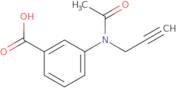 3-[N-(Prop-2-yn-1-yl)acetamido]benzoic acid