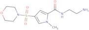 N-(2-Aminoethyl)-1-methyl-4-(morpholine-4-sulfonyl)-1H-pyrrole-2-carboxamide