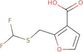2-{[(Difluoromethyl)sulfanyl]methyl}furan-3-carboxylic acid