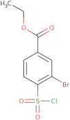 Ethyl 3-bromo-4-(chlorosulfonyl)benzoate