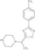 1-{1-[3-(4-Methylphenyl)-1,2,4-oxadiazol-5-yl]ethyl}piperazine