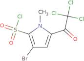 3-Bromo-1-methyl-5-(trichloroacetyl)-1H-pyrrole-2-sulfonyl chloride