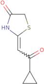 2-(2-Cyclopropyl-2-oxoethylidene)-1,3-thiazolidin-4-one