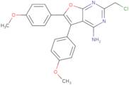 2-(Chloromethyl)-5,6-bis(4-methoxyphenyl)furo[2,3-d]pyrimidin-4-amine
