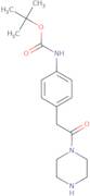tert-Butyl N-{4-[2-oxo-2-(piperazin-1-yl)ethyl]phenyl}carbamate