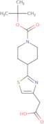 2-(2-{1-[(tert-Butoxy)carbonyl]piperidin-4-yl}-1,3-thiazol-4-yl)acetic acid