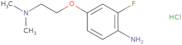 4-[2-(Dimethylamino)ethoxy]-2-fluoroaniline hydrochloride