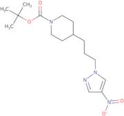 tert-Butyl 4-(3-(4-nitro-1H-pyrazol-1-yl)propyl)piperidine-1-carboxylate