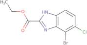 Ethyl 7-bromo-6-chloro-1H-benzo[D]imidazole-2-carboxylate