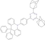 10-[4-[4,6-Di(adamantan-1-yl)-1,3,5-triazin-2-yl]phenyl]-9,9-diphenyl-9,10-dihydroacridine