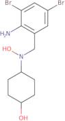 4-[(2-Amino-3,5-dibromophenyl)methyl-hydroxyamino]cyclohexan-1-ol