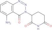 3-(5-Amino-4-oxo-3,4-dihydro-1,2,3-benzotriazin-3-yl)piperidine-2,6-dione