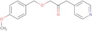 1-[(4-Methoxyphenyl)methoxy]-3-(4-pyridinyl)-2-propanone