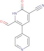 2-(Dihydroxymethyl)-6-oxo-1,4,5,6-tetrahydro-[3,4-bipyridine]-5-carbonitrile
