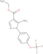 5-Amino-1-(4-trifluoromethoxy-phenyl)-1H-pyrazole-4-carboxylic acid ethyl ester