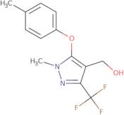 [1-Methyl-5-(4-methylphenoxy)-3-(trifluoromethyl)-1H-pyrazol-4-yl]methanol