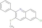 6-Chloro-2-phenyl-3-quinolinyl methyl sulfide