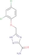 3-(2,4-Dichlorophenoxymethyl)-1H-1,2,4-triazole-5-carboxamide