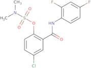 4-Chloro-2-[(2,4-difluoroanilino)carbonyl]phenyl-N,N-dimethylsulfamate