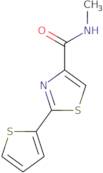 N-Methyl-2-(2-thienyl)-1,3-thiazole-4-carboxamide