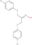 N-{1,3-Bis[(4-chlorophenyl)sulfanyl]propan-2-ylidene}hydroxylamine