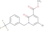 methyl 5-bromo-2-oxo-1-(3-(trifluoromethyl)benzyl)-1,2-dihydropyridine-4-carboxylate