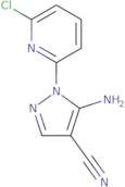 5-Amino-1-(6-chloropyridin-2-yl)-1H-pyrazole-4-carbonitrile