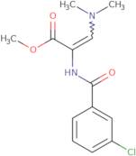 Methyl (2E)-2-[(3-chlorophenyl)formamido]-3-(dimethylamino)prop-2-enoate