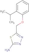 5-[(2-Isopropylphenoxy)methyl]-1,3,4-thiadiazol-2-amine