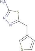 5-(Thiophen-3-ylmethyl)-1,3,4-thiadiazol-2-amine