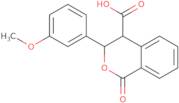 3-(3-Methoxyphenyl)-1-oxo-3,4-dihydro-1H-isochromene-4-carboxylic acid