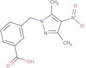 3-[(3,5-Dimethyl-4-nitro-1H-pyrazol-1-yl)methyl]benzoic acid