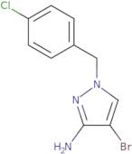 4-Bromo-1-[(4-chlorophenyl)methyl]-1H-pyrazol-3-amine