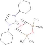 [1,3-Bis(cyclohexyl)imidazol-2-ylidene][1,3-divinyl-1,1,3,3-tetramethyldisiloxane]platinum(0)