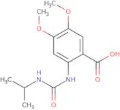 4,5-Dimethoxy-2-{[(propan-2-yl)carbamoyl]amino}benzoic acid