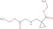 Ethyl 1-(((2-ethoxy-2-oxoethyl)amino)methyl)cyclopropanecarboxylate