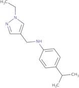 N-[(1-Ethyl-1H-pyrazol-4-yl)methyl]-N-(4-isopropylphenyl)amine