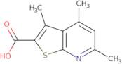 3,4,6-Trimethylthieno[2,3-b]pyridine-2-carboxylic acid