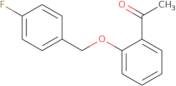 1-{2-[(4-Fluorobenzyl)oxy]phenyl}-1-ethanone