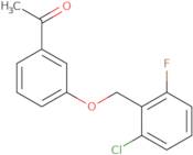 1-{3-[(2-Chloro-6-fluorobenzyl)oxy]phenyl}-1-ethanone