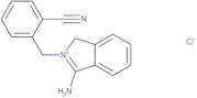 3-Amino-2-[(2-cyanophenyl)methyl]-1H-isoindol-2-ium chloride