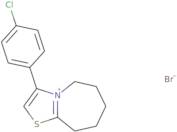 3-(4-Chlorophenyl)-5H,6H,7H,8H,9H-4λ5-[1,3]thiazolo[3,2-a]azepin-4-yliumbromide