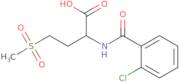 2-[(2-Chlorophenyl)formamido]-4-methanesulfonylbutanoic acid