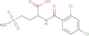 2-[(2,4-Dichlorophenyl)formamido]-4-methanesulfonylbutanoic acid